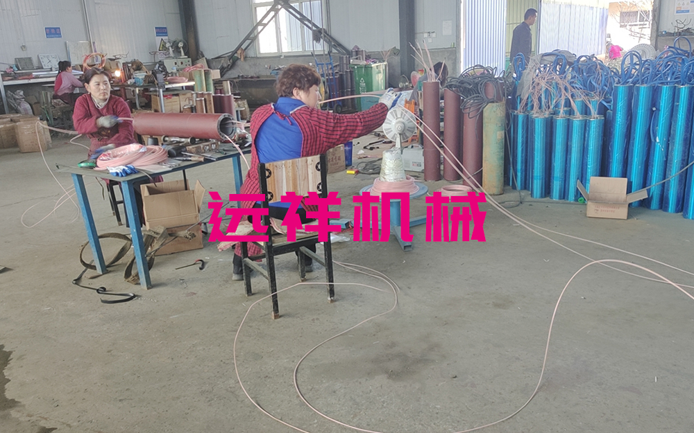 潜水泵电机生产车间